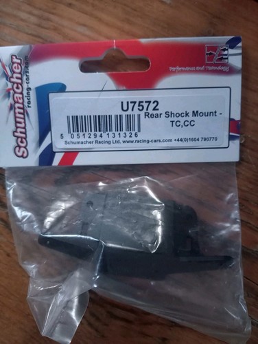 Schumacher rear shock mount - schumacher,